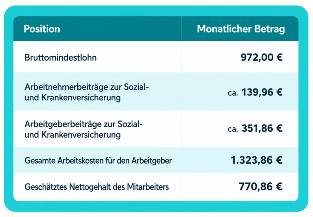 Mindestlohn Slowakei 2027 – Bruttolohn, Nettolohn und Arbeitgeberkosten im Überblick